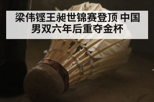 梁伟铿王昶世锦赛登顶 中国男双六年后重夺金杯